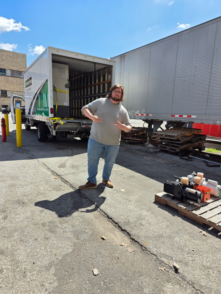 A cool guy, doing cool things, posing next to his haul