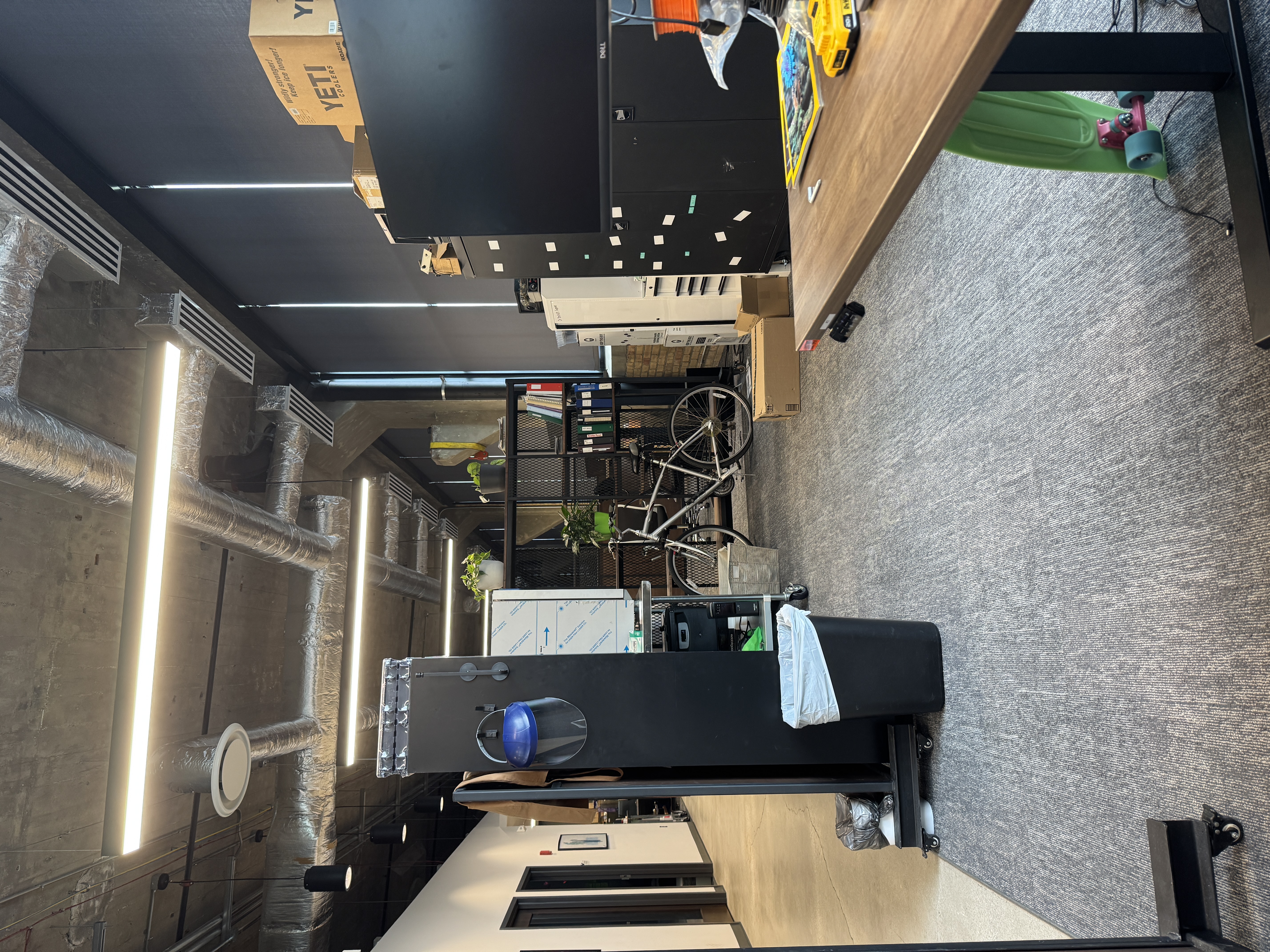 Our work are is finally a bit more organized