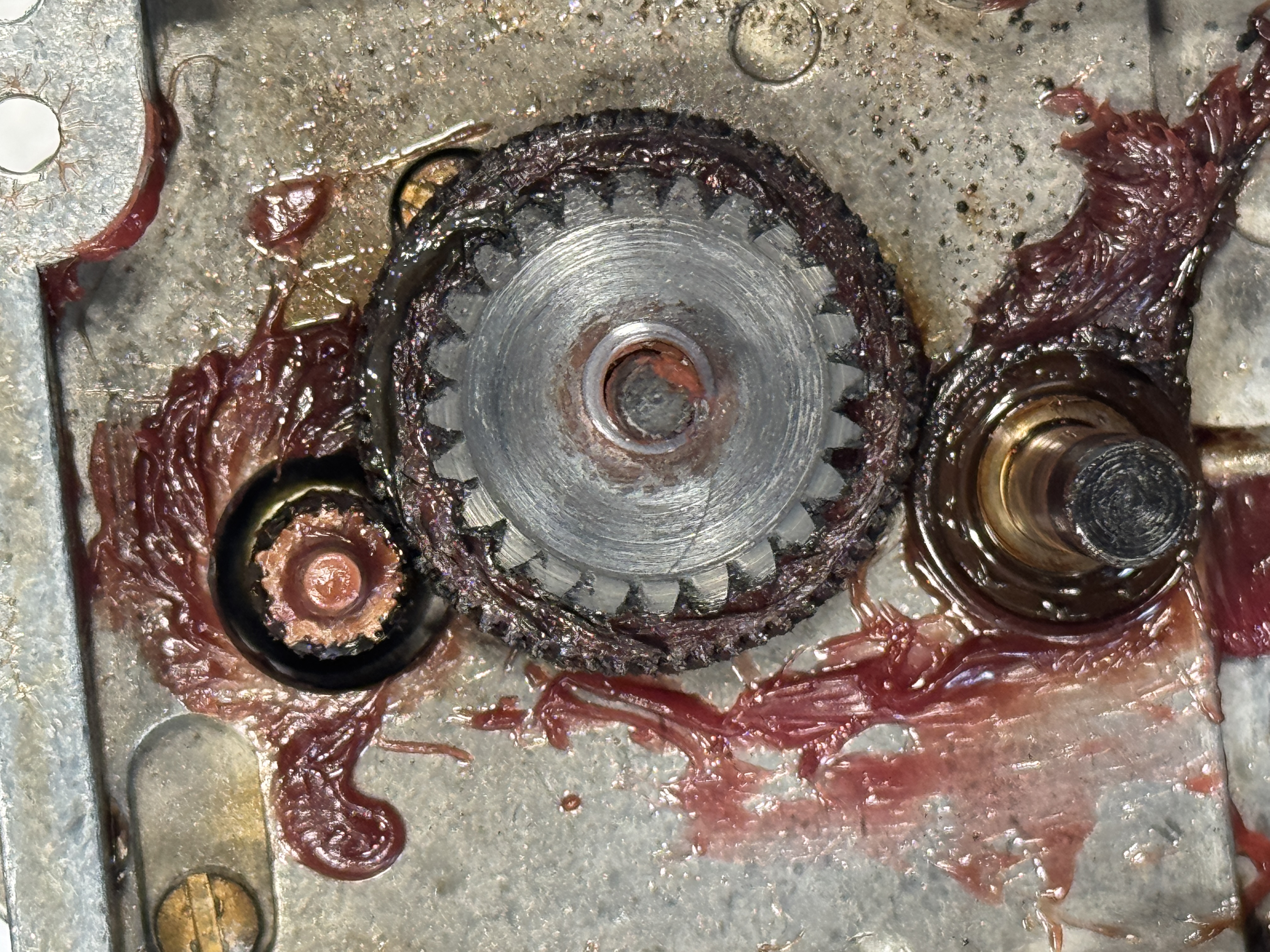 A disgusting coating of bad grease