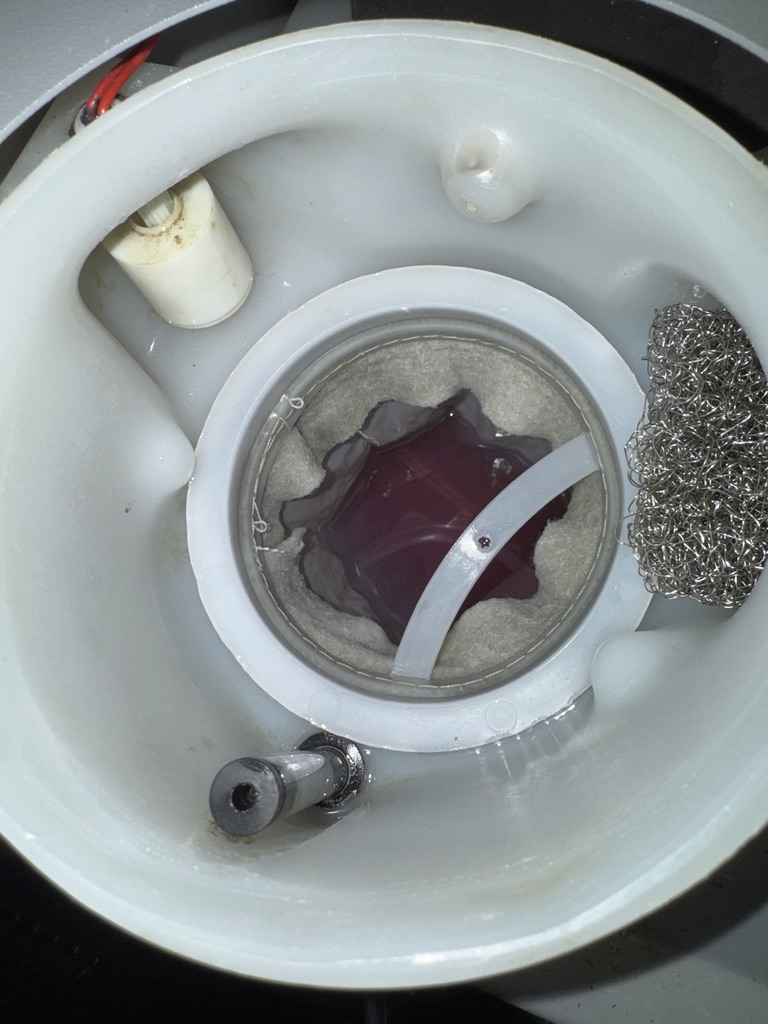 The tank is also pink.