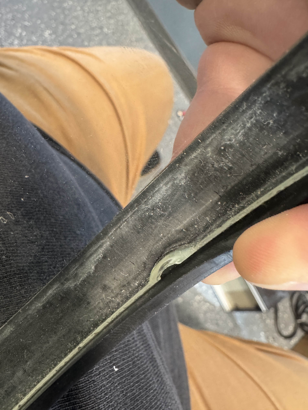 Not what you want to see in a vacuum chamber